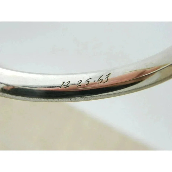 Binder Brothers BB Sterling Silver Etched Engraved Bracelet 12 grams From 1963 - Picture 7 of 8